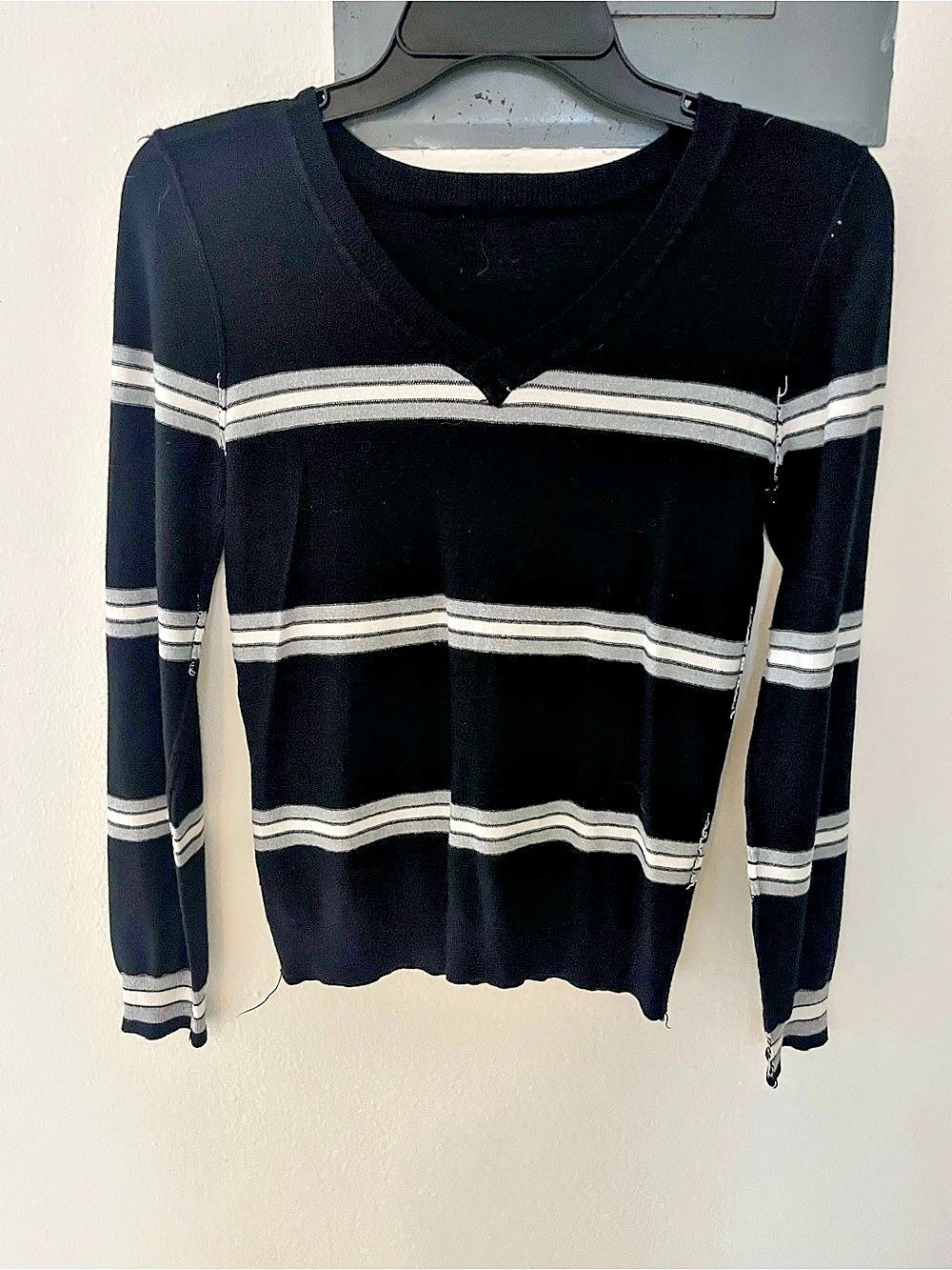 Hippie Rose Striped Sweater Size Small